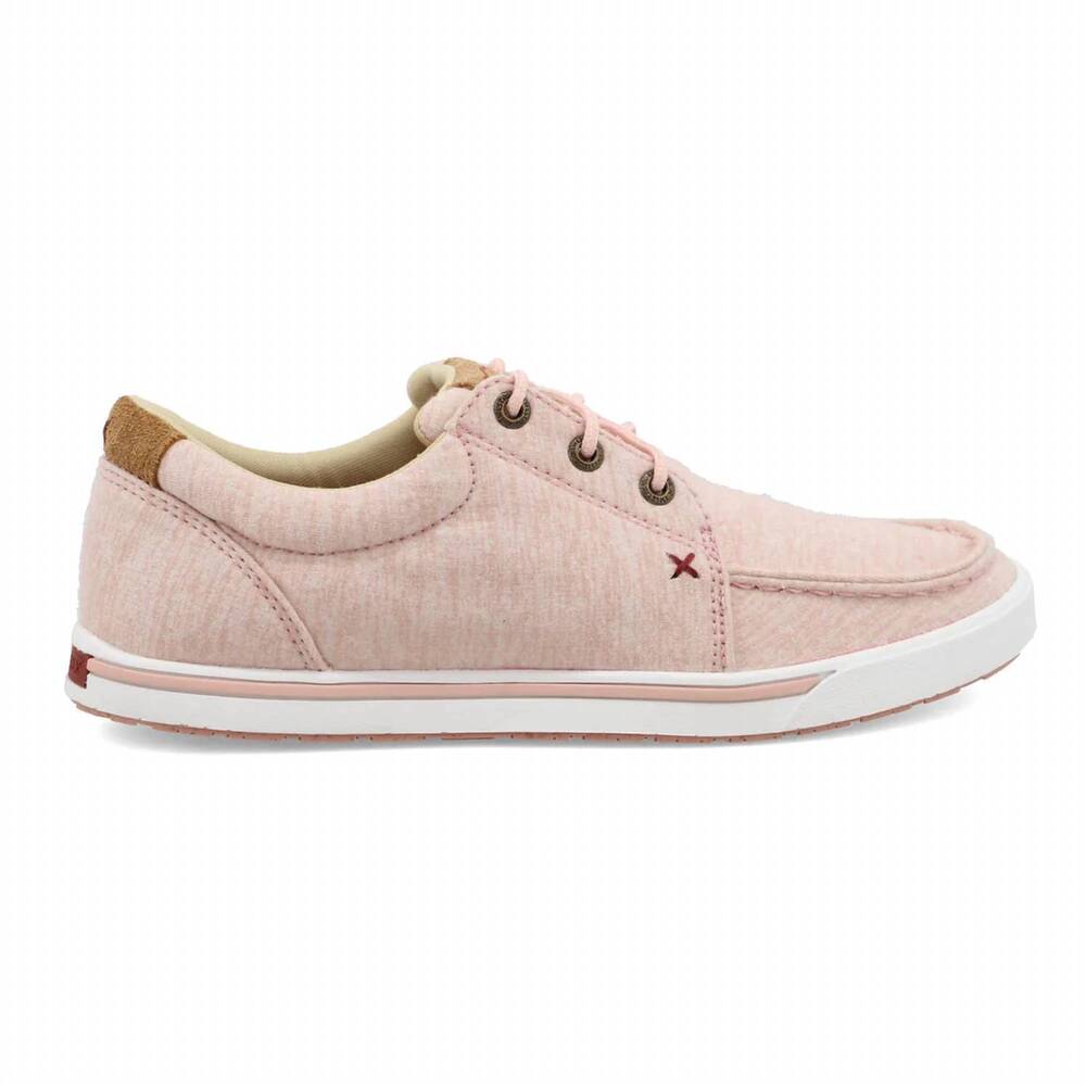 NEW TWISTED X women's kicks casual lace shoe in baby pink